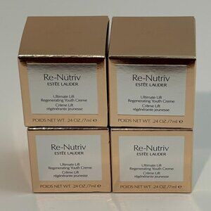 4 Estee Lauder Re-Nutriv Ultimate Lift Regenerating Youth Creme 7ml.